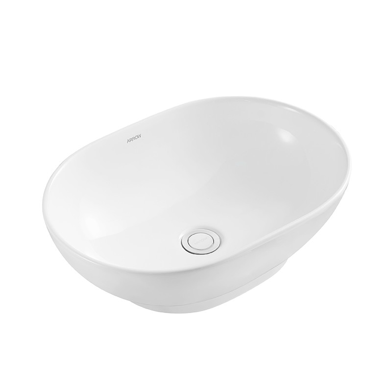 Modern Vanity Counter Top Basin 496x365x155mm Ceramic Glazed